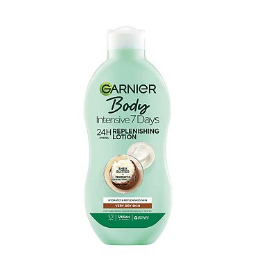 Garnier Intensive 7 Days Daily Body Lotion with nourishing SHEA BUTTER for Dry to Extra Dry  Skin 40