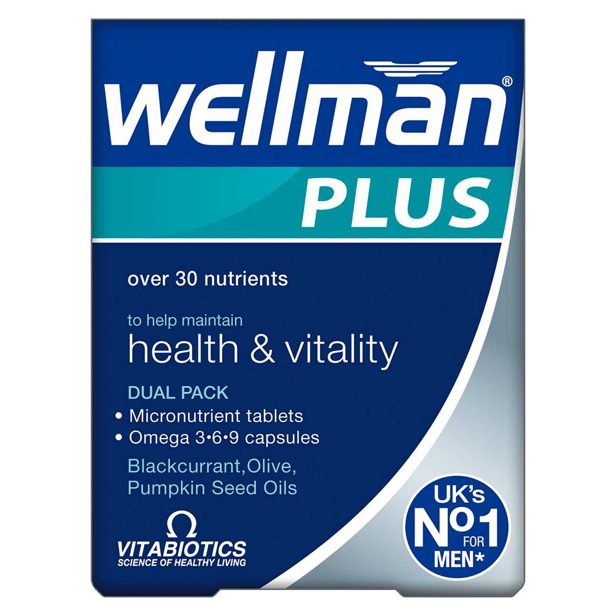 Wellman Vitabiotics Plus Omega 3, 6 & 9 - 56 Tablets