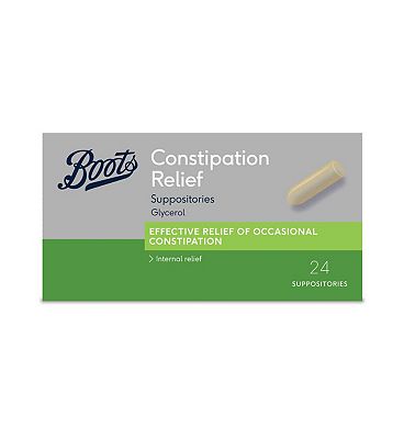 Boots  Constipation Relief Suppositories (24 x 4g)