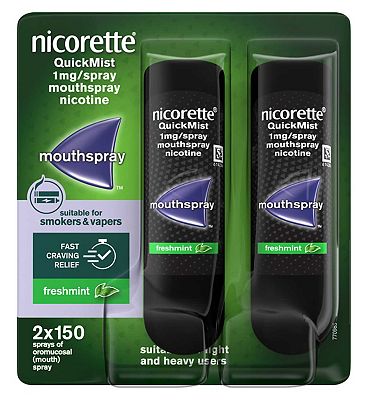 Nicorette QuickMist 1mg/spray mouthspray nicotine