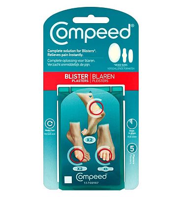 Compeed Hydrocolloid Blister Plasters Mixed - Pack of 5