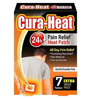 Cura Heat Back Shoulder Pain 7 Packs