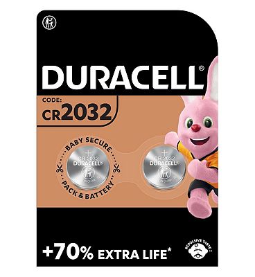 2032 Duracell Duralock CR2032 Lithium Batteries 4 Pack 