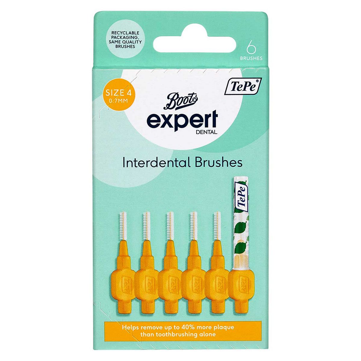   Expert Tepe 0.7Mm Interdental Brush 6S