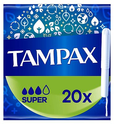 Tampax Pearl Compak Super Applicator Tampons x18 - Bodycare Online
