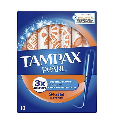 Tampax Pearl Super Plus Tampons x18