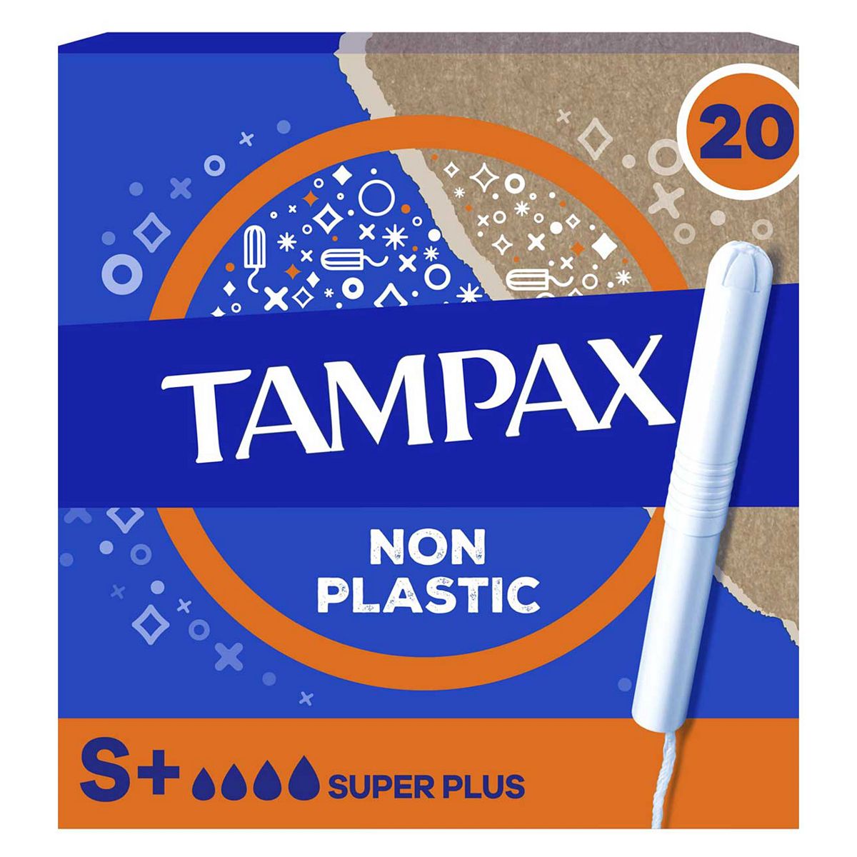 Tampax Super Plus Tampons With Applicator 20X