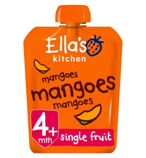 Ella's Kitchen Organic Mangoes Mangoes Mangoes Pouch 4+ Mths 70g