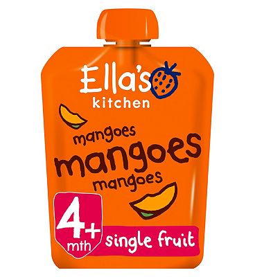 Ella's Kitchen Mangoes Mangoes Mangoes Stage 1 from 4 Months 70g