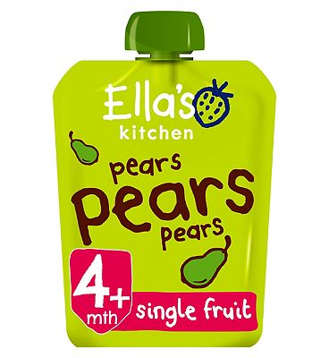 Ella's Kitchen Pears Pears Pears Stage 1 from 4 Months 70g