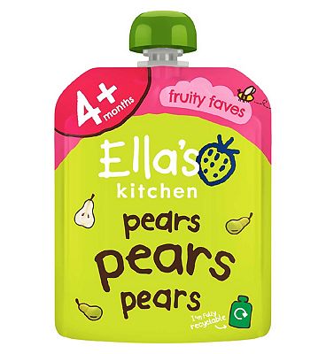 Ella's Kitchen Pears Pears Pears Stage 1 from 4 Months 70g