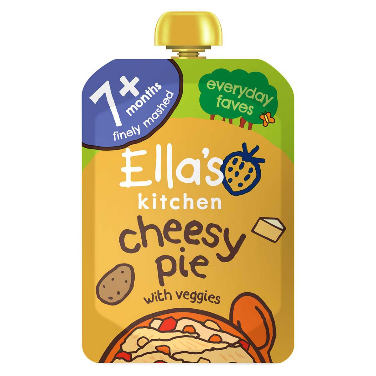 Ella's Kitchen Organic Cheesy Pie Baby Food Pouch 7+ Months 130G