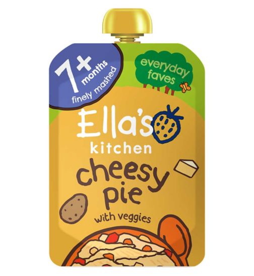 Ella's Kitchen Organic Cheesy Pie with Veggies Pouch 7+ Mths 130g