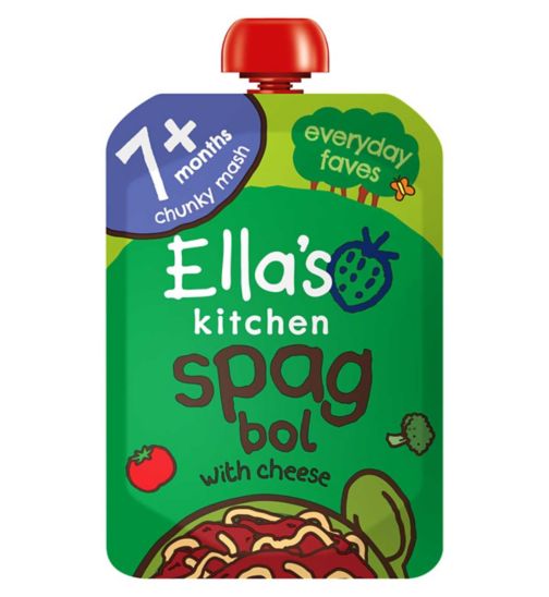 Ella's Kitchen Organic Spag Bol with Cheese Pouch 7+ Mths 130g