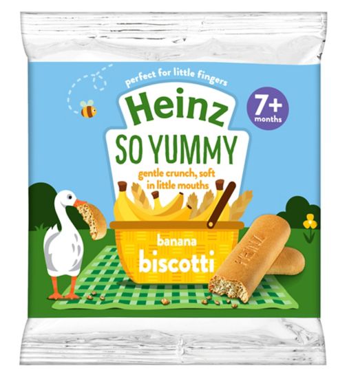 Heinz Banana Biscotti, 7+ Months