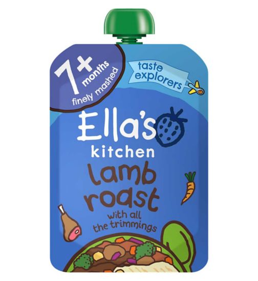 Ella's Kitchen Organic Lamb Roast Dinner with the Trimmings Pouch 7+ Mths 130g