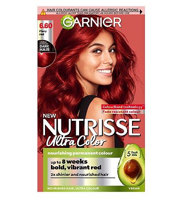 Garnier Nutrisse Ultra Color 6.60 Fiery Red Permanent Hair Dye