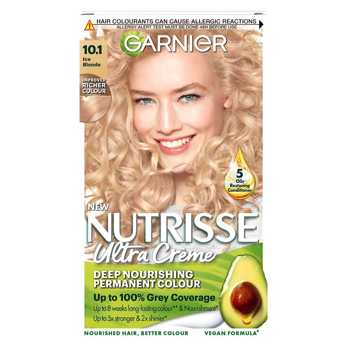 Garnier Nutrisse 10.1 Ice Blonde Permanent Hair Dye