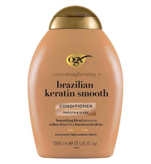 OGX Ever Straightening+ Brazilian Keratin Smooth pH Balanced Conditioner 385ml