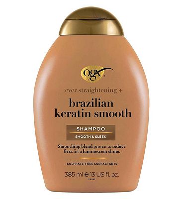 OGX Ever Straight Brazilian Keratin Therapy Shampoo 385ml