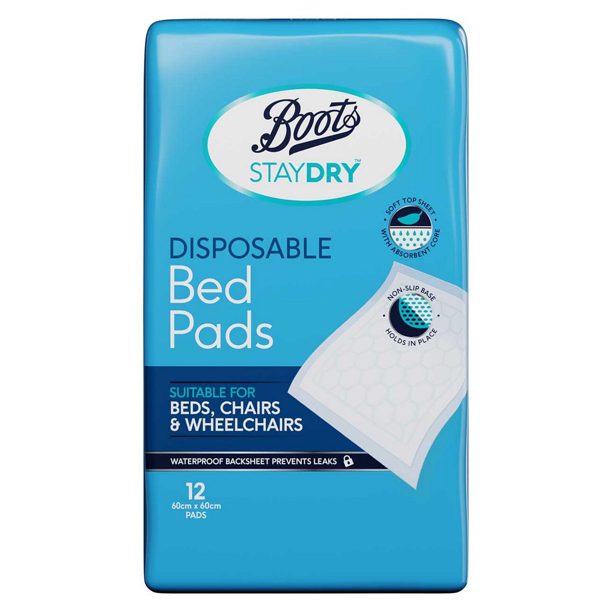 Staydry   Disposable Bed Pads - 12 Pack