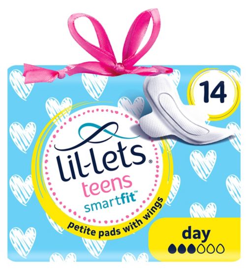 Lil-Lets Teens sanitary towels (petite) – Day – 14 pack