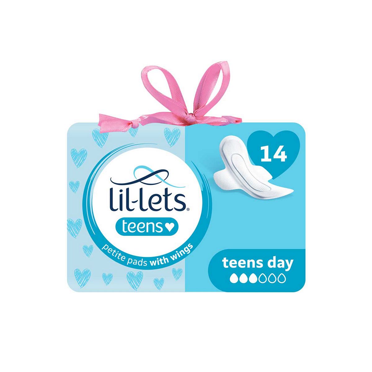 Lil-Lets Teens Sanitary Towels (Petite) – Day 14 Pack
