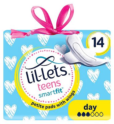 Lil-Lets teens Day Ultra Towels with Wings 14 Pack