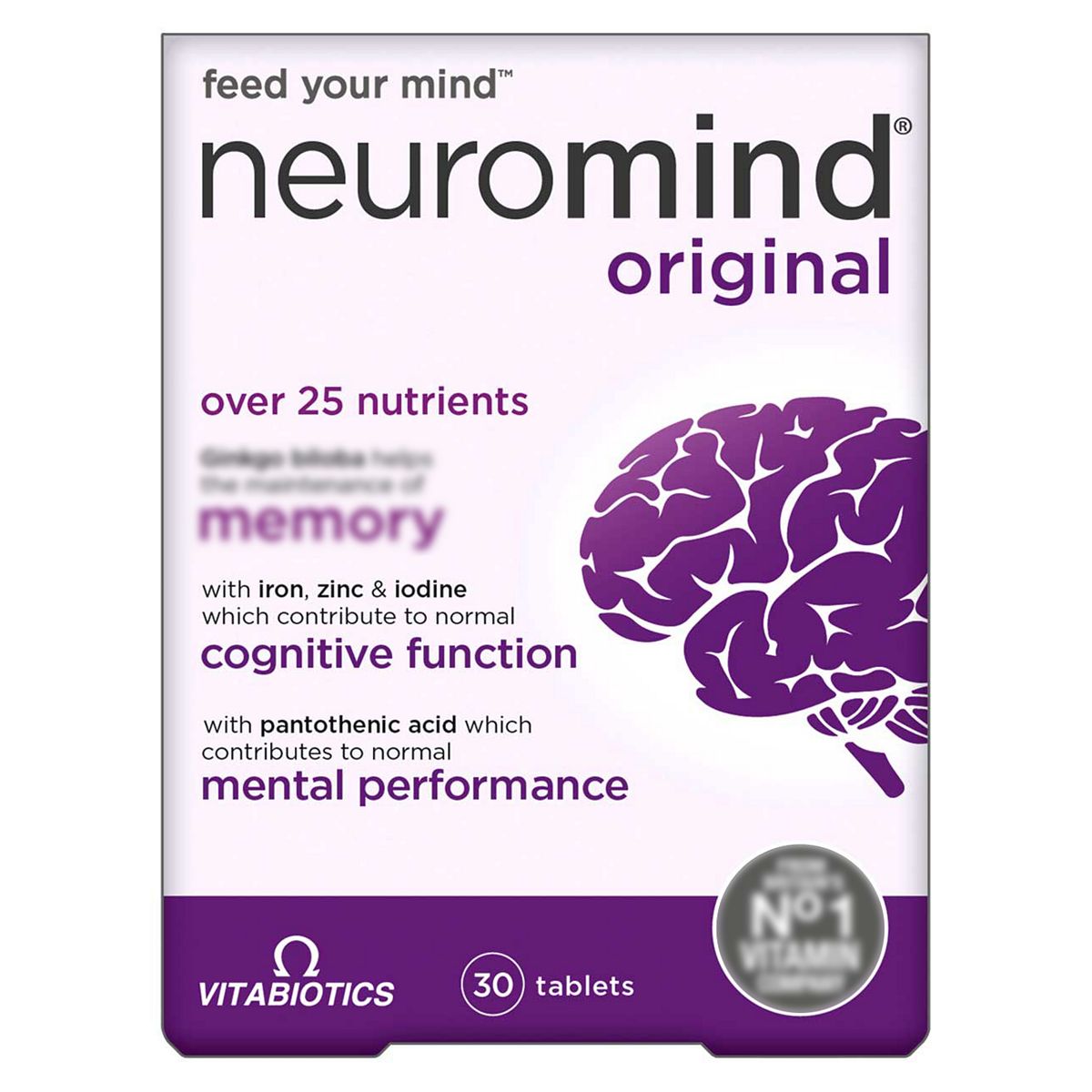 Neuromind Vitabiotics Original 30 Tablets