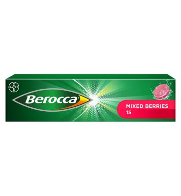 Berocca Mixed Berries Energy Vitamin 15 Tablets