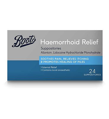 Germoloids Haemorrhoids 24 Suppositories - Tesco Groceries