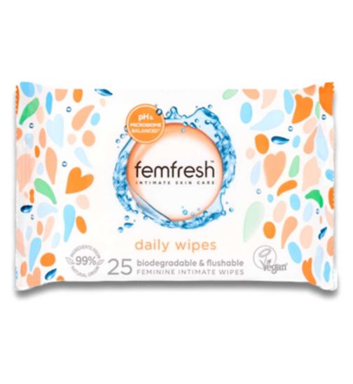 Femfresh wipes 25s