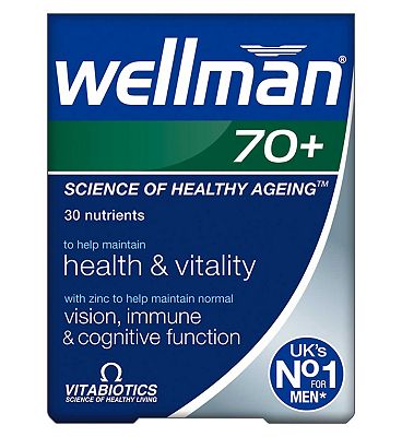 Vitabiotics Wellman 70+ 30 Tablets