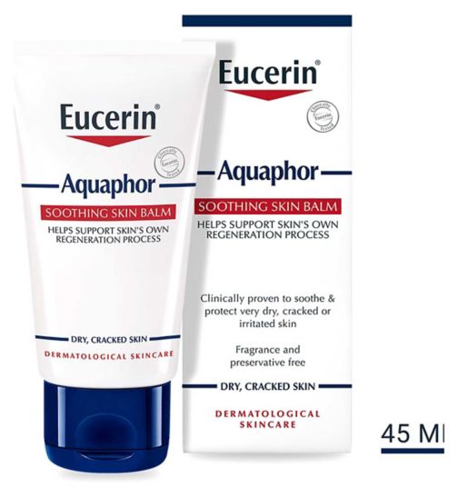 Eucerin Aquaphor Soothing Skin Balm for Dry Cracked Skin 45ml