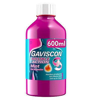 Gaviscon Heartburn & Indigestion Liquid Mint 600ml