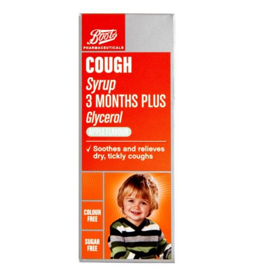 Boots Pharmaceuticals Cough Syrup 3 Months Plus (100ml)