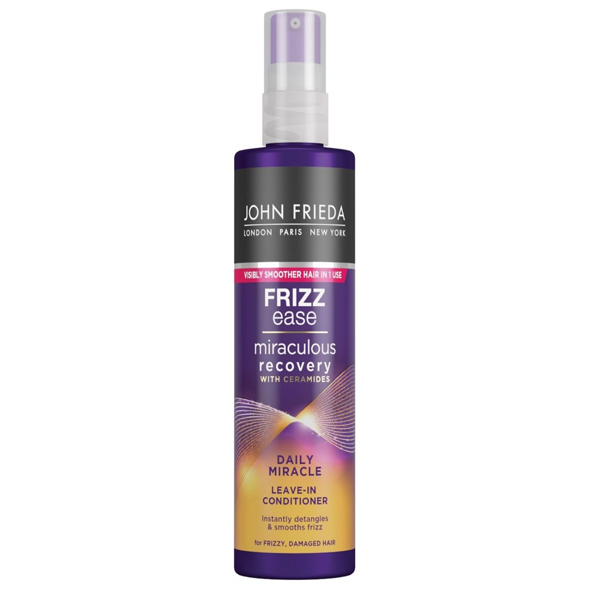 John Frieda Frizz Ease Miraculous Recovery Leave-In Conditioner For Frizzy Hair 200 ml, 200ml