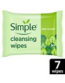 Simple Kind To Skin Cleansing Facial Wipes 7s