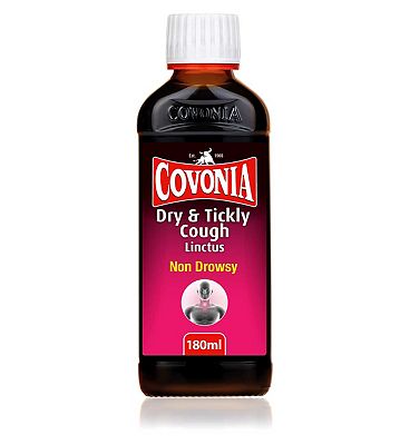 Click to view product details and reviews for Covonia Dry Tickly Cough Linctus 180ml.