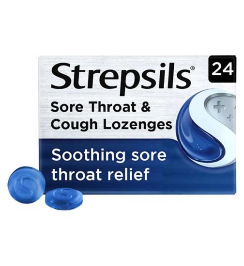 Strepsils Sore Throat & Cough -  24 lozenges