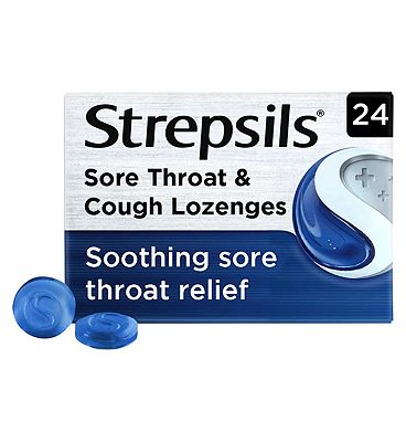 Strepsils sore throat & cough -  24 lozenges