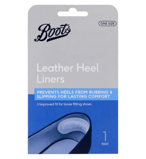 Boots Leather Heel Liners One Size (1 Pair unisex)