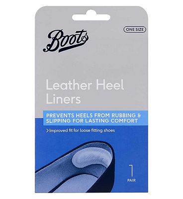 Boots Pharmaceuticals Leather Heel Liners One Size (1 Pair unisex)