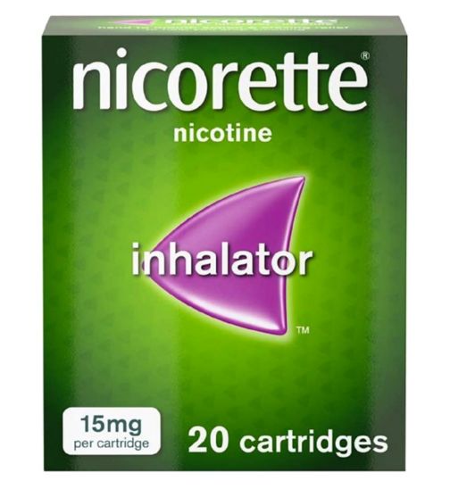 Nicorette 15mg Inhalator - 20 cartridges