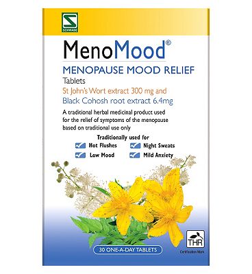 MenoMood Menopause Mood Relief Tablets 30 One-a-Day Tablets