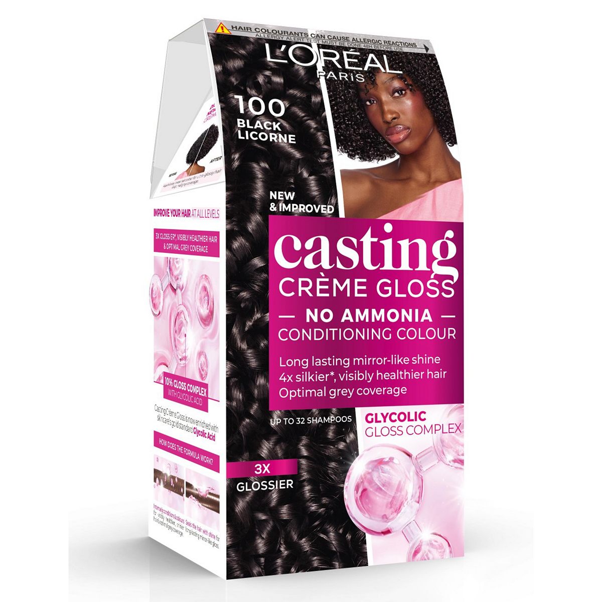 L'Oreal Paris Casting Crème Gloss 100 Black Liquorice