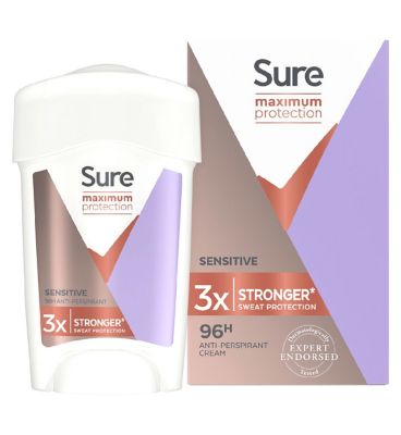 Sure Maximum Protection Sensitive Dry Anti-perspirant Cream Stick 45ml
