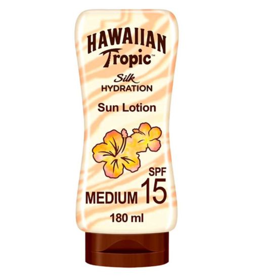 Hawaiian Tropic Silk Hydration Protective Sun Lotion SPF 15 180ml
