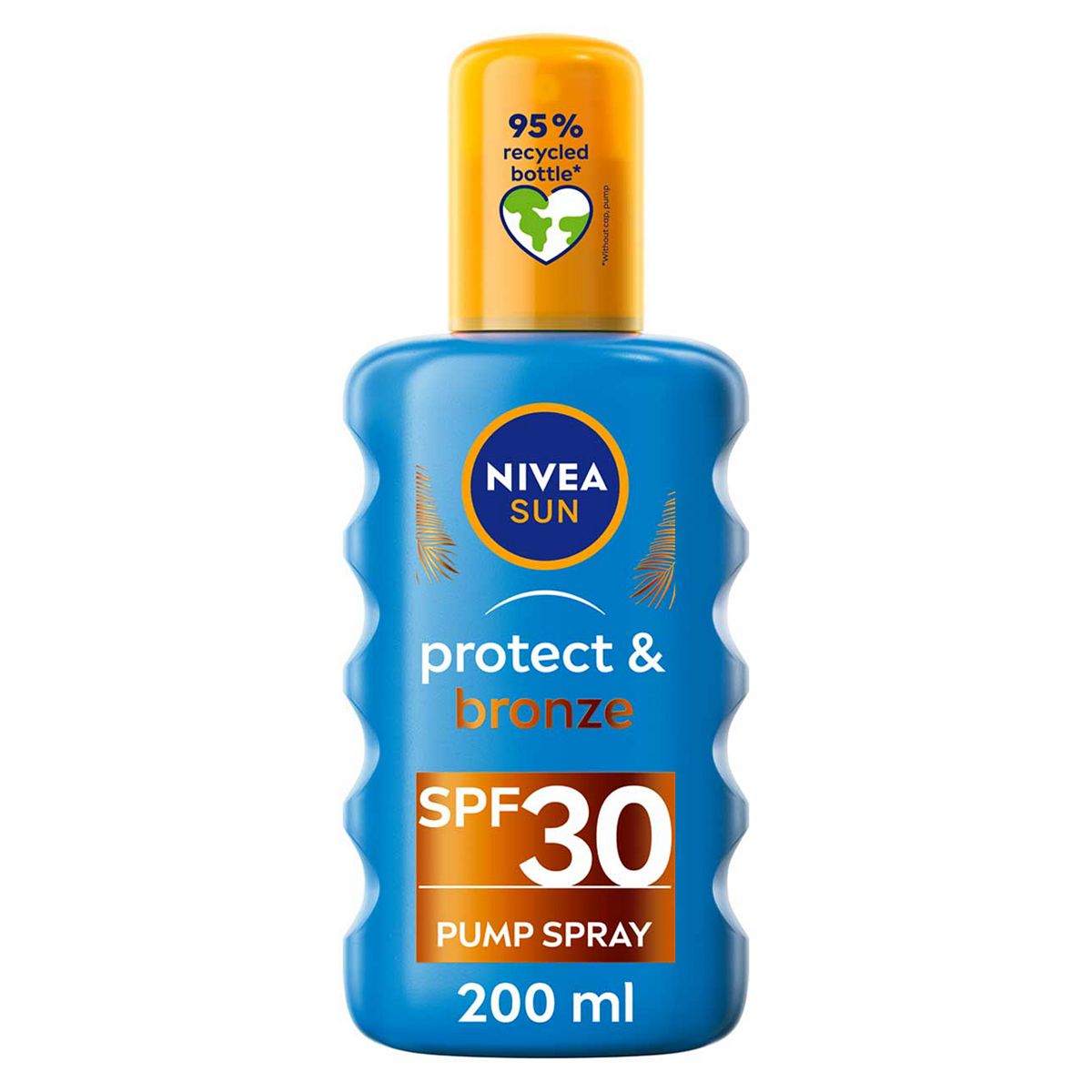 Nivea Sun Tan Activating Cream Spray Spf 30, Protect & Bronze,200 ml, 200ml