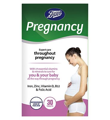 Boots Pharmaceuticals Pregnancy Support - 30 tablets